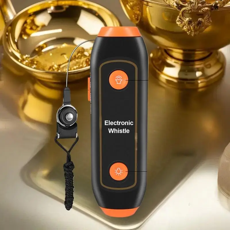 صافرة إلكترونية عالية الأداء مع حبل ومصباح SOS لمدربي الرياضيات #4