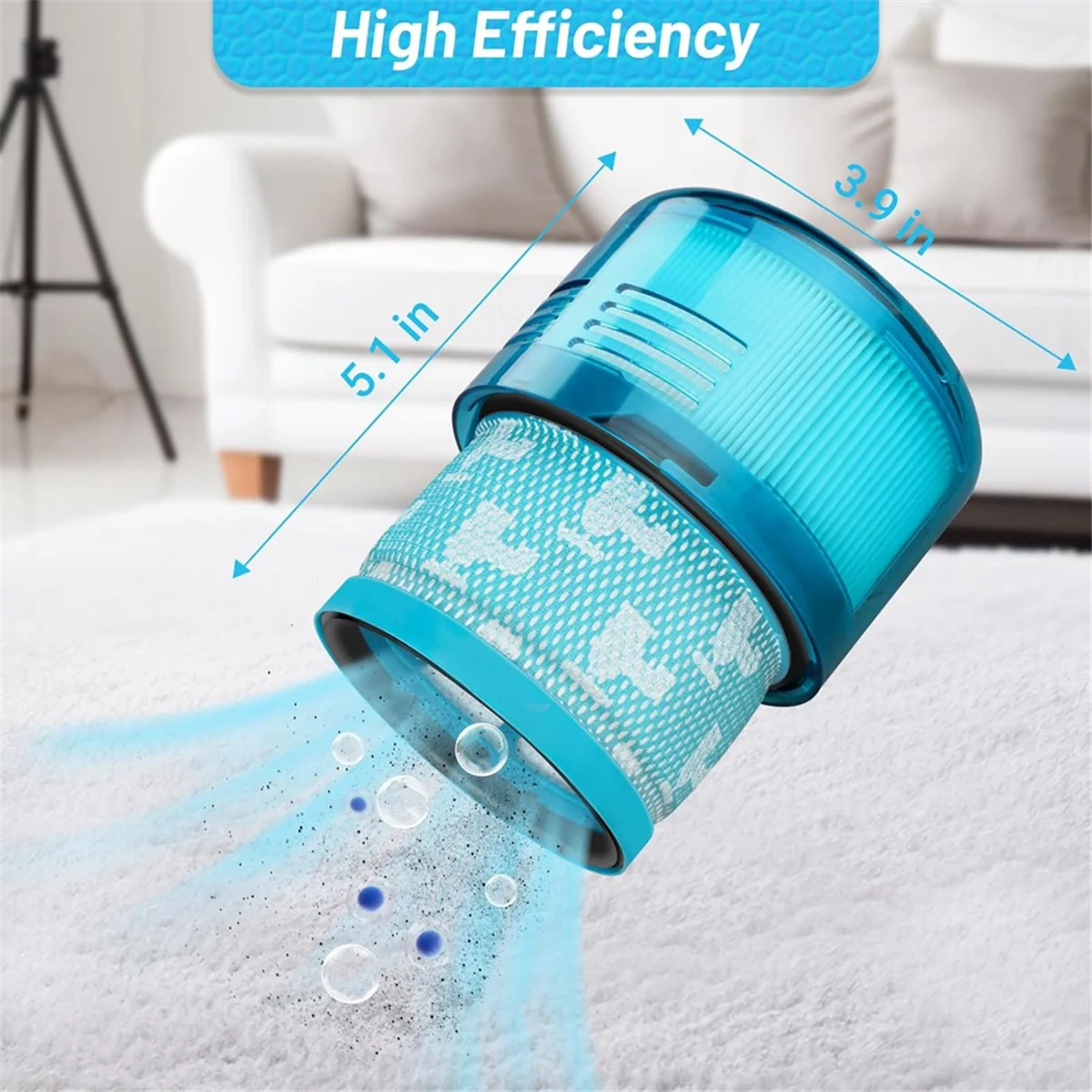 L65A Gen5 Filter Replacement Filter for Dyson Gen5detect Absolute, Gen5outsize Absolute, Gen5detect Fluffy Vacuum Cleaner