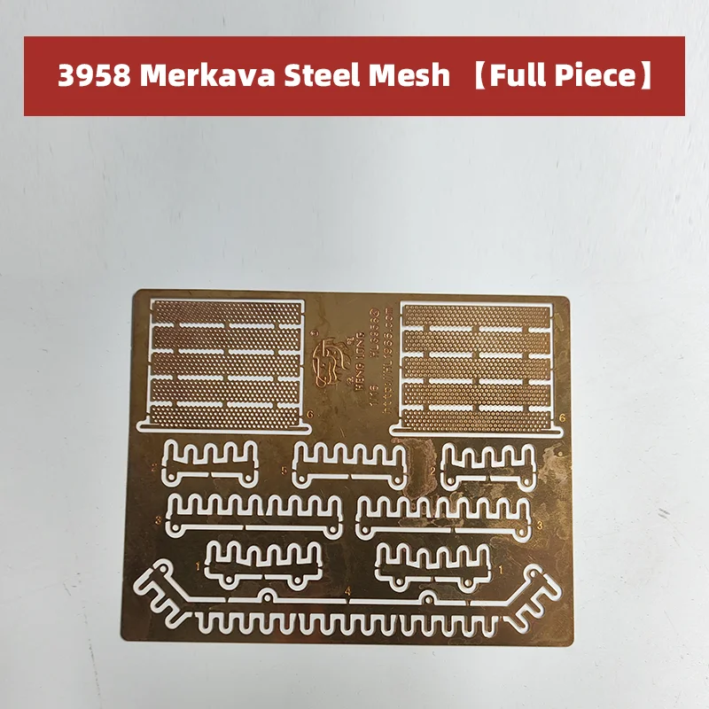 Heng peças de placa de proteção de metal blindado longo para 1/16 3818 Tiger 3869/3879 Jagdpanther/Panther Tipo G 3889 Leopard 2A6 3958 Merkava