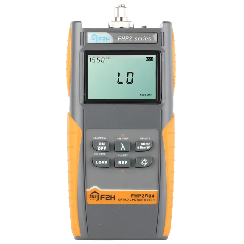 [Grandway Original] FHP-2B04 Advanced Optical Power Meter ,800~1700nm With Carrying Bag -50~+26dBm,USB Port, Data Storage