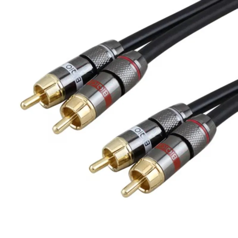 4/8/12PCS 24K Gold RCA Male Adapter Non Solder Connector for Audio Video CCTV IP Camera Security Coaxial Cable Solderness Co