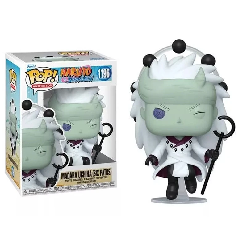 NEWest FUNKO POP 나루토 마다라 우치하 PVC 액션 피규어, 만화 장난감 모델 컬렉션, 어린이 선물, #1196