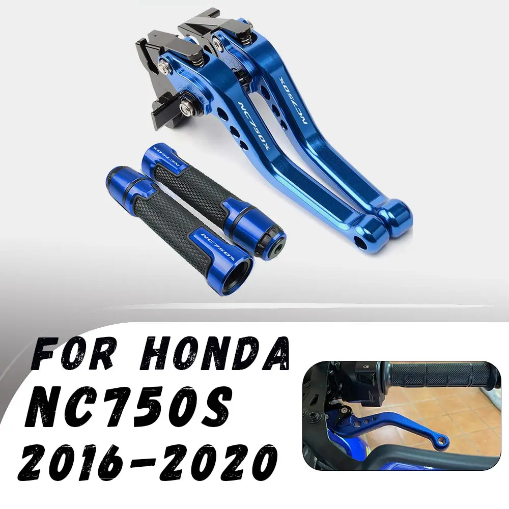 

For Honda NC750S 2016-2020 Motorcycle Brake Clutch Lever Handle Handlebar Grips Ends Plug Slider Caps Motorcycle Accessories