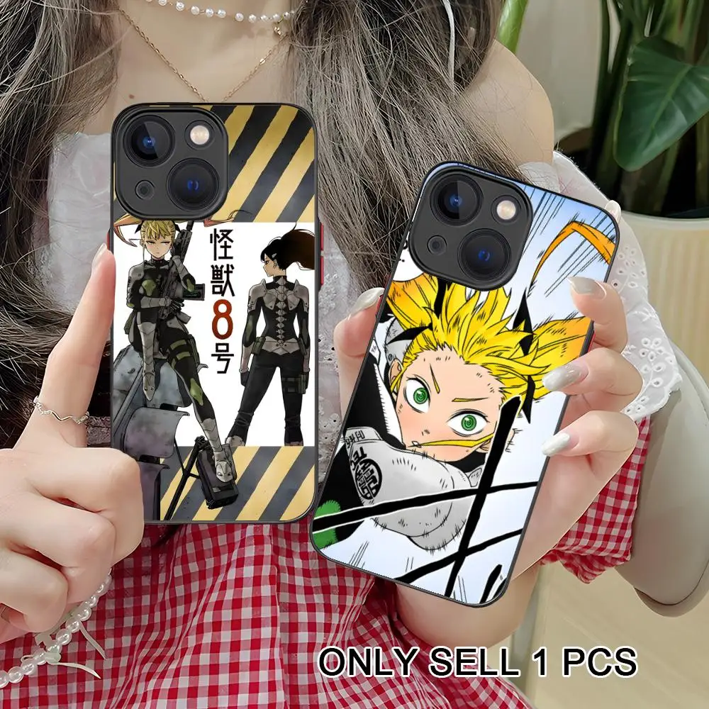 

Kaiju No.8 Kikoru Shinomiya Phone Case for iPhone 17 16 15 14 13 12 11 X XR XS Air Pro Max Plus Mini Skin Feel Cover