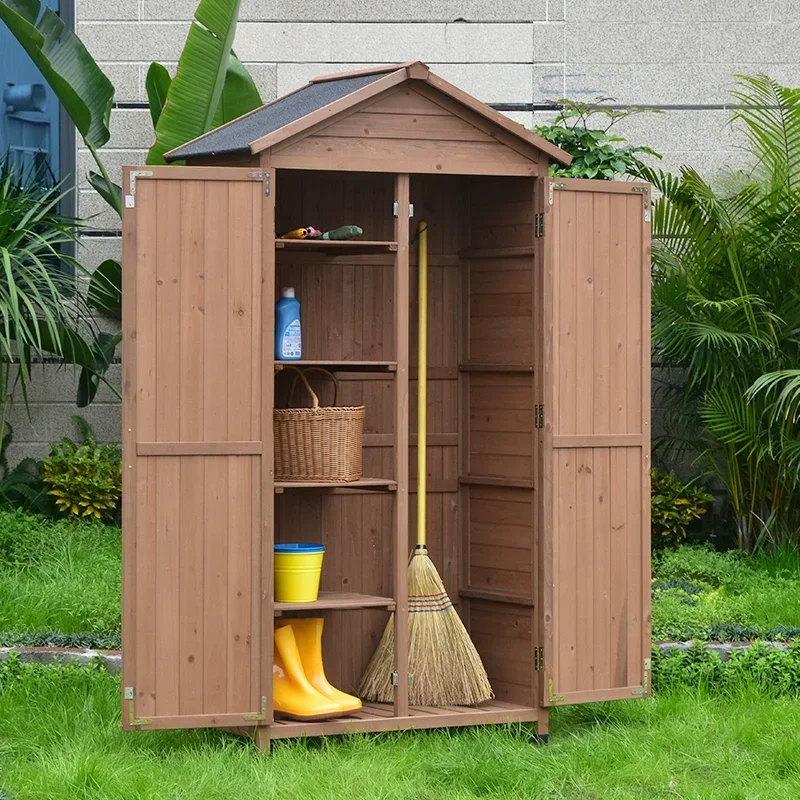 

Домашний балкон, сад, уличный шкаф для хранения, шкаф для хранения, разные инструменты, современный роскошный сервант, деревянные шкафы