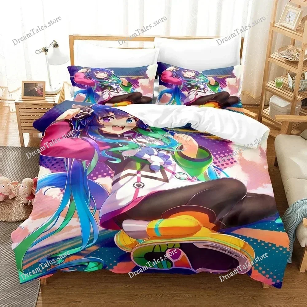 

The Uma Musume Pretty Derby Cartoon Poster Sheets Quilt Covers Bedding Dormitory Sheets Bedding Set Soft Warm Bedding Set