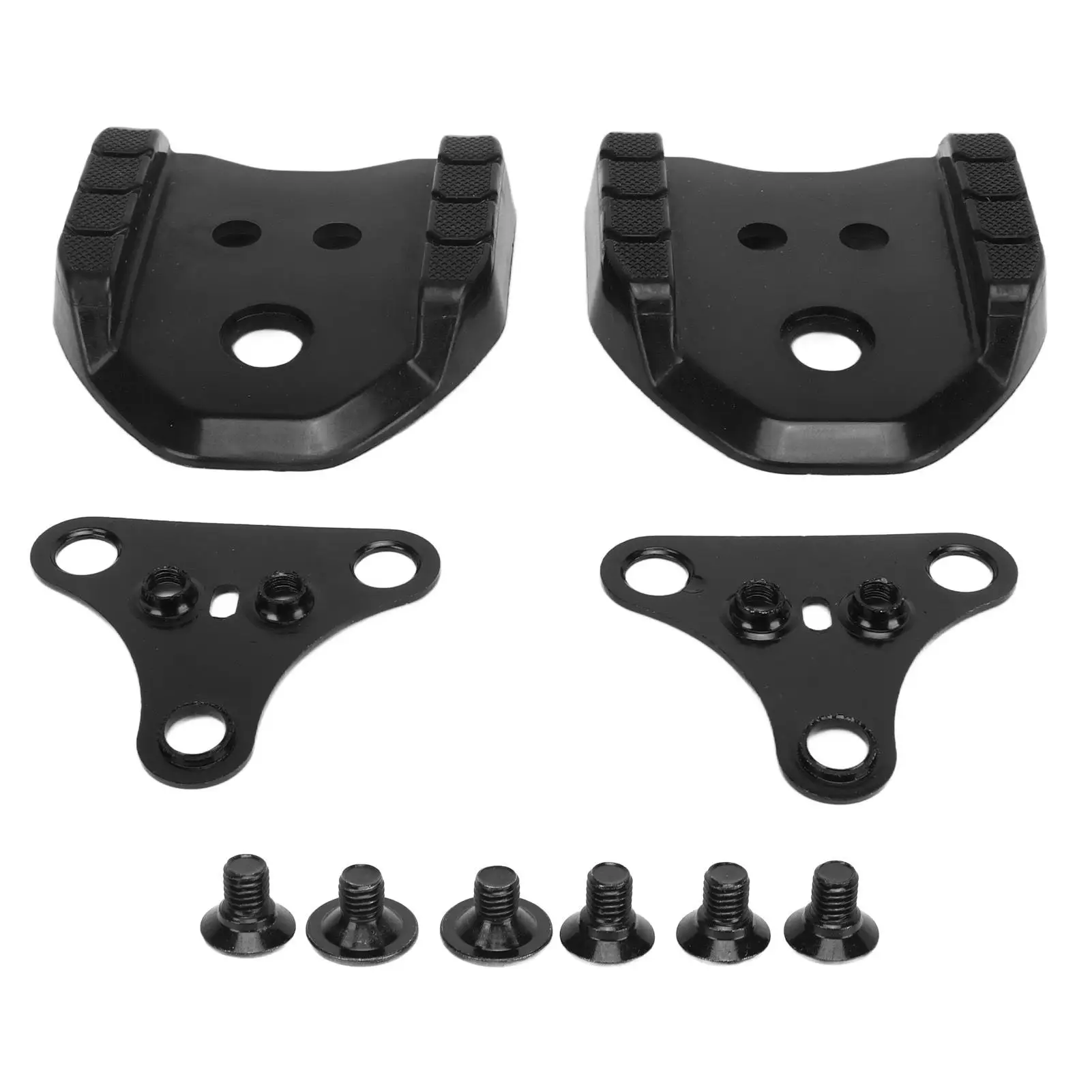 Metal Dual Cleat Adapters for road Bikes - Compatible Pedal Connectors for Enhanced Bike Performance