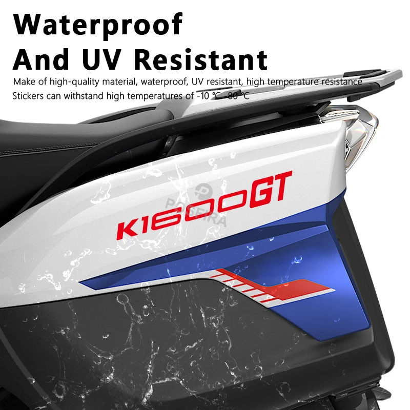 POSFIRA Stiker Motor Bercahaya Stiker Vinil untuk BMW K1600GT K1600 K 1600 GT 2011-2025 2024 2023 2022 2021 2020 Aksesori