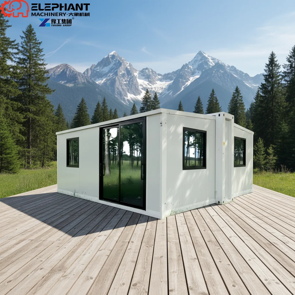 20ft USA Double Wing Expandable Steel Container House, Custom Color Activity Cabin For Hotel