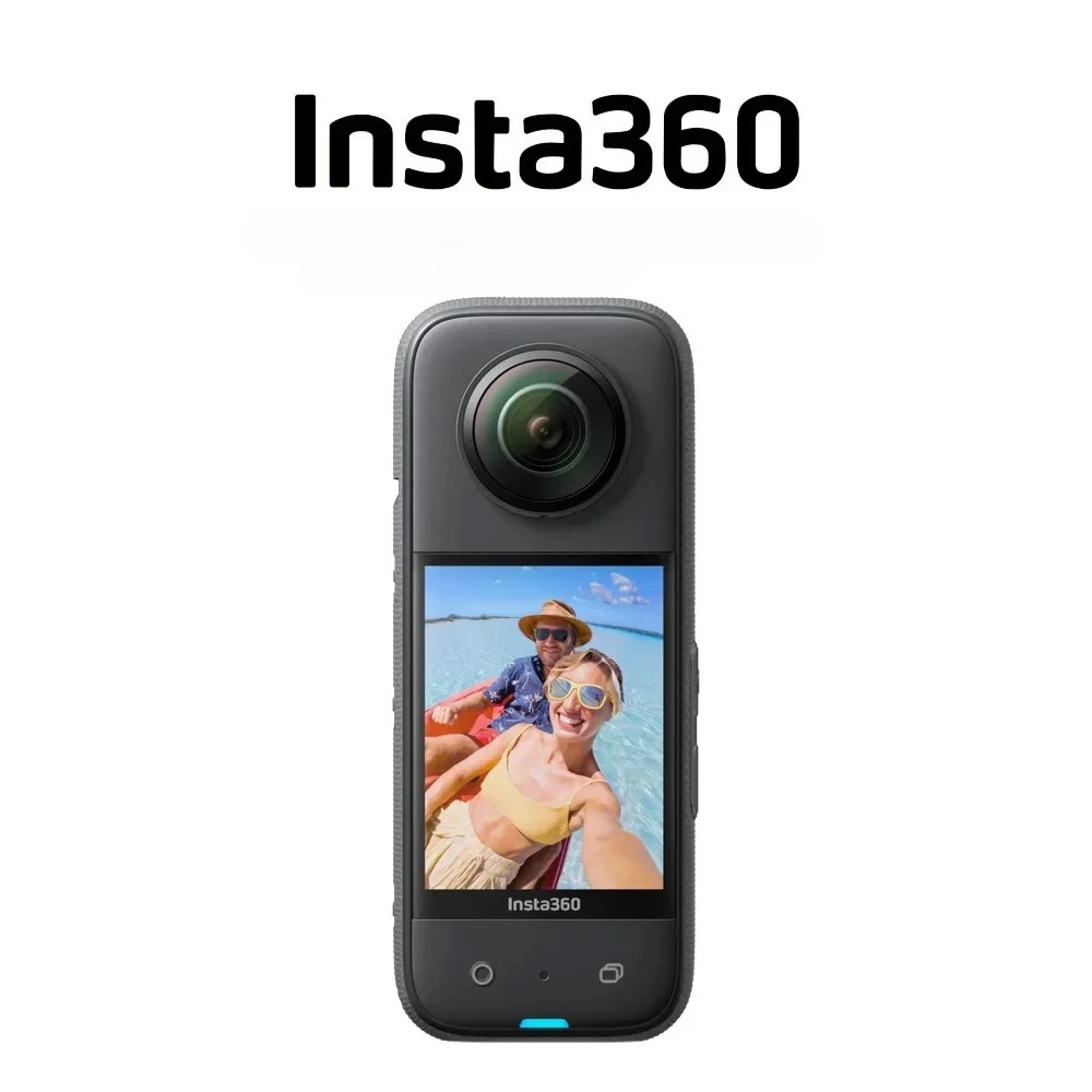 كاميرا الحركة Insta360 X3-360 مع فيديو HDR نشط 5.7K 360، كاميرا أحادية العدسة بدقة 4K، تثبيت حالة التدفق، شاشة لمس 2.29 بوصة #1
