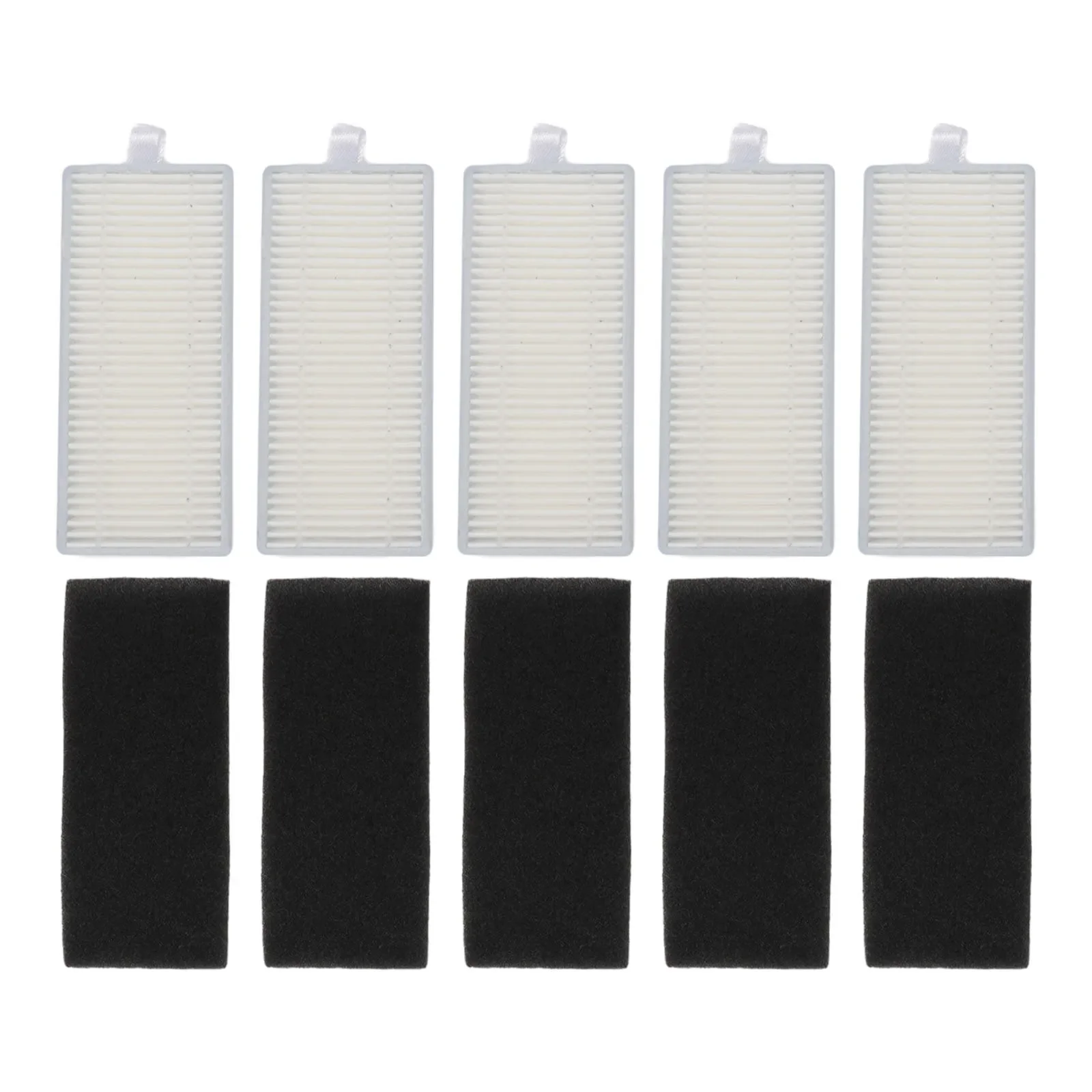 Improve Cleaning Efficiency with 5pcs Robot Vacuum Cleaner Filter Compatible with For Cecotec For Conga 7490 Eternal