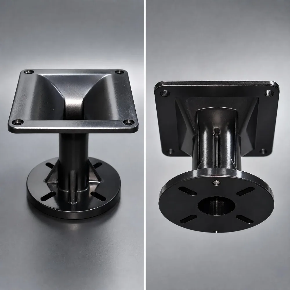 MW Audio 4,7" Quadratischer Hornlautsprecher 1" Halsöffnung 120x120x95mm ABS-Wellenleiter 4-Bolzen für Bühnen-Pro-Audio-Lautsprecher-Ersatz – Detail 6