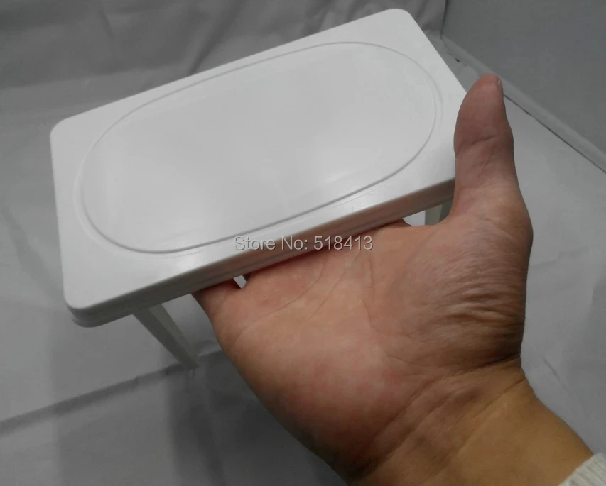 table for dolls House White Table Children Baby Suit Furniture Accessories Fashion Girls Plastic