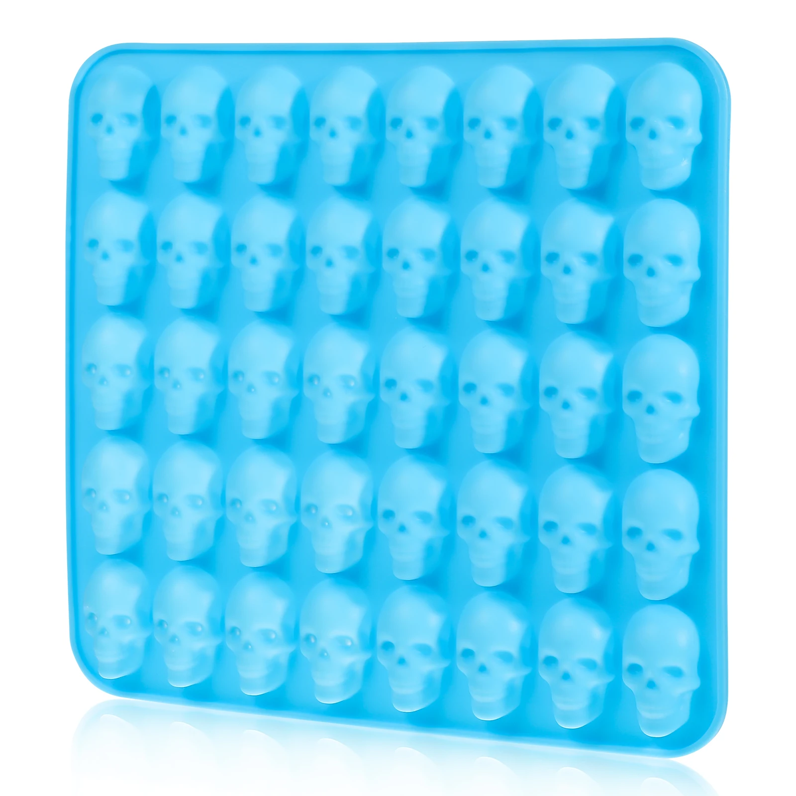 

Mini Skull Silicone Cookie Mold Blue Color for Baking Halloween DIY Creative Shaped Pastry Maker Gifts Kitchen Bar
