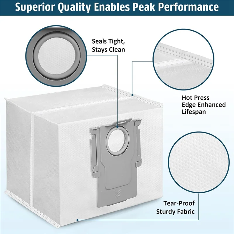 【Coupon!】For Roborock Q5+ , Q5 Pro+ , Q5 Duoroller+ , Q5 Max+ Plus, Q7+ , Q7 Max+ , Q8 Max+ , S8 Pro Ultra, Q10 Vacuum Dust Bags