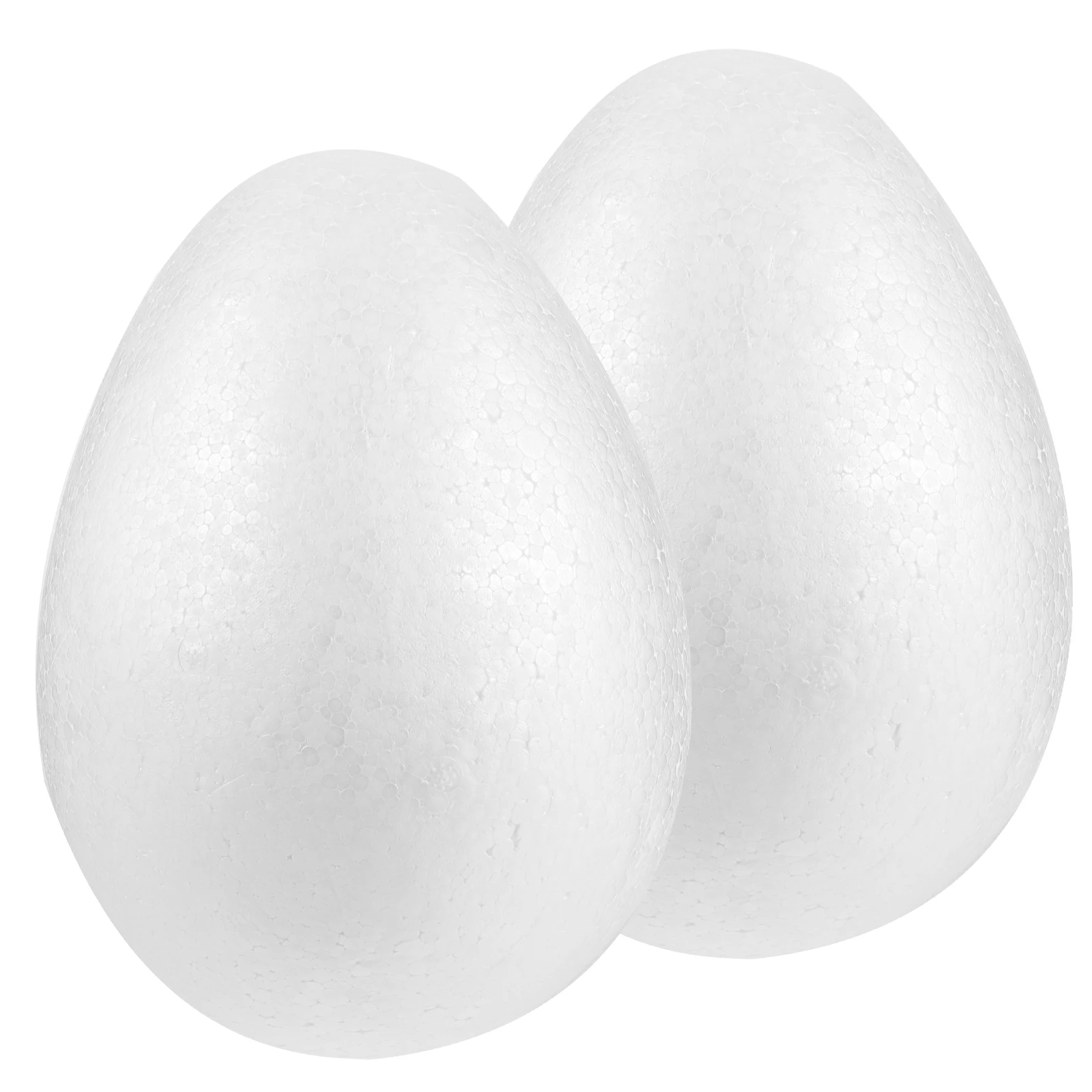 

20cm 2pcs White Foam Eggs Solid Modelling Polystyrene Foam Eggs Ball DIY Painting Easter Decorations Craft Party Festivals Gifts