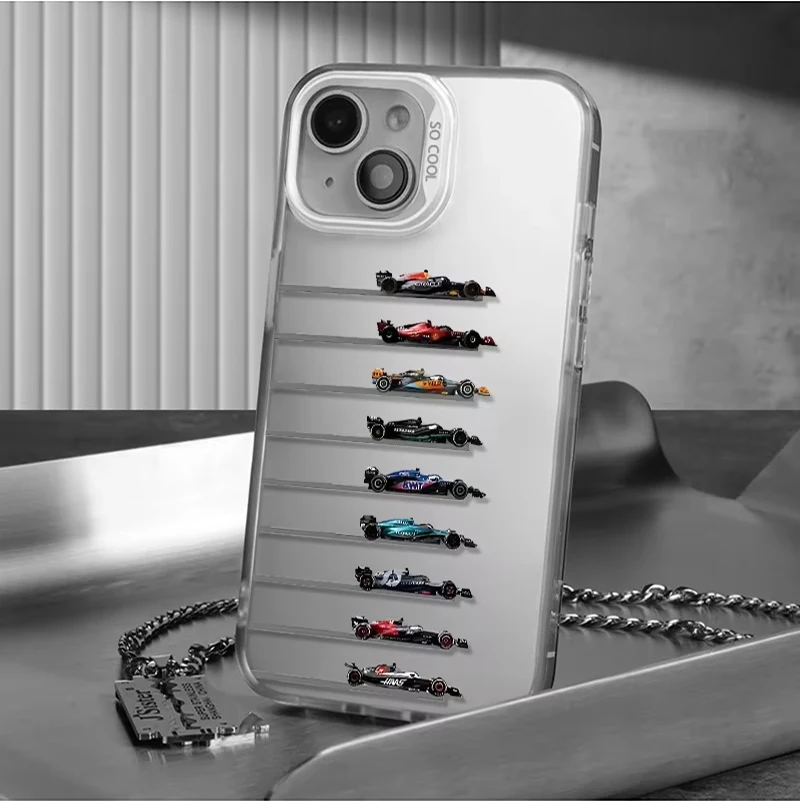 Formula Racing Cars Design Case For Samsung Galaxy S25 S24 S23 Ultra S22 Plus S21 S20 FE A15 A34 A35 A53 A54 A55 Cover - náhled 2