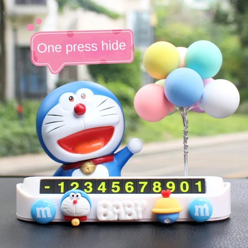 Cute and Fun Car Console Ornament That Also Serves As A Phone Number Plate for Easy Parking Girls' Favorite Car Accessories