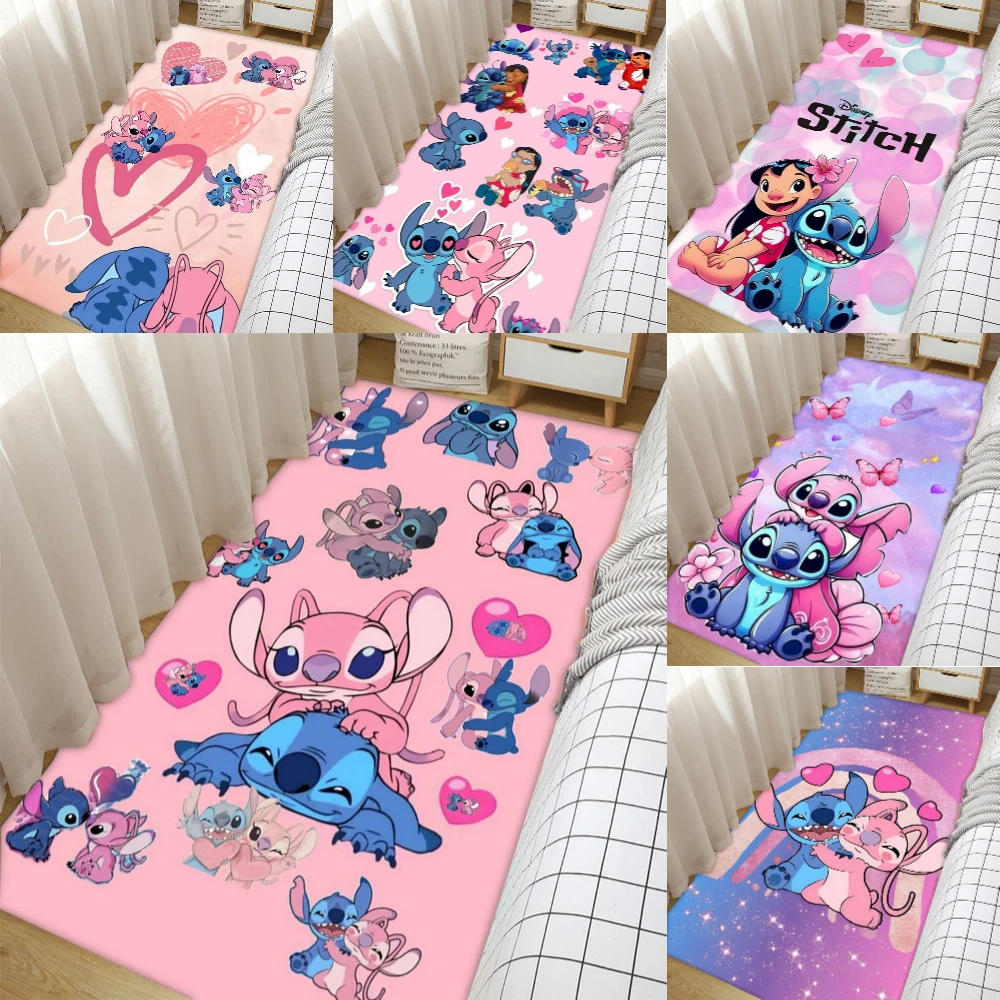 MINISO الكرتون غرزة الملاك السجاد الفتاة السرير لينة البساط طفل تلعب حصيرة غرفة المعيشة ديكور الترفيه شرفة أريكة حصيرة مروحة هدية #1