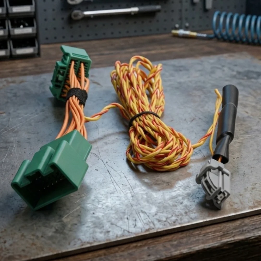 Speaker Installation Center Speaker Adapter 2-Hole Cable Car Center Speaker Adapter Cable Terminal 300CM Wear-Resistant Design