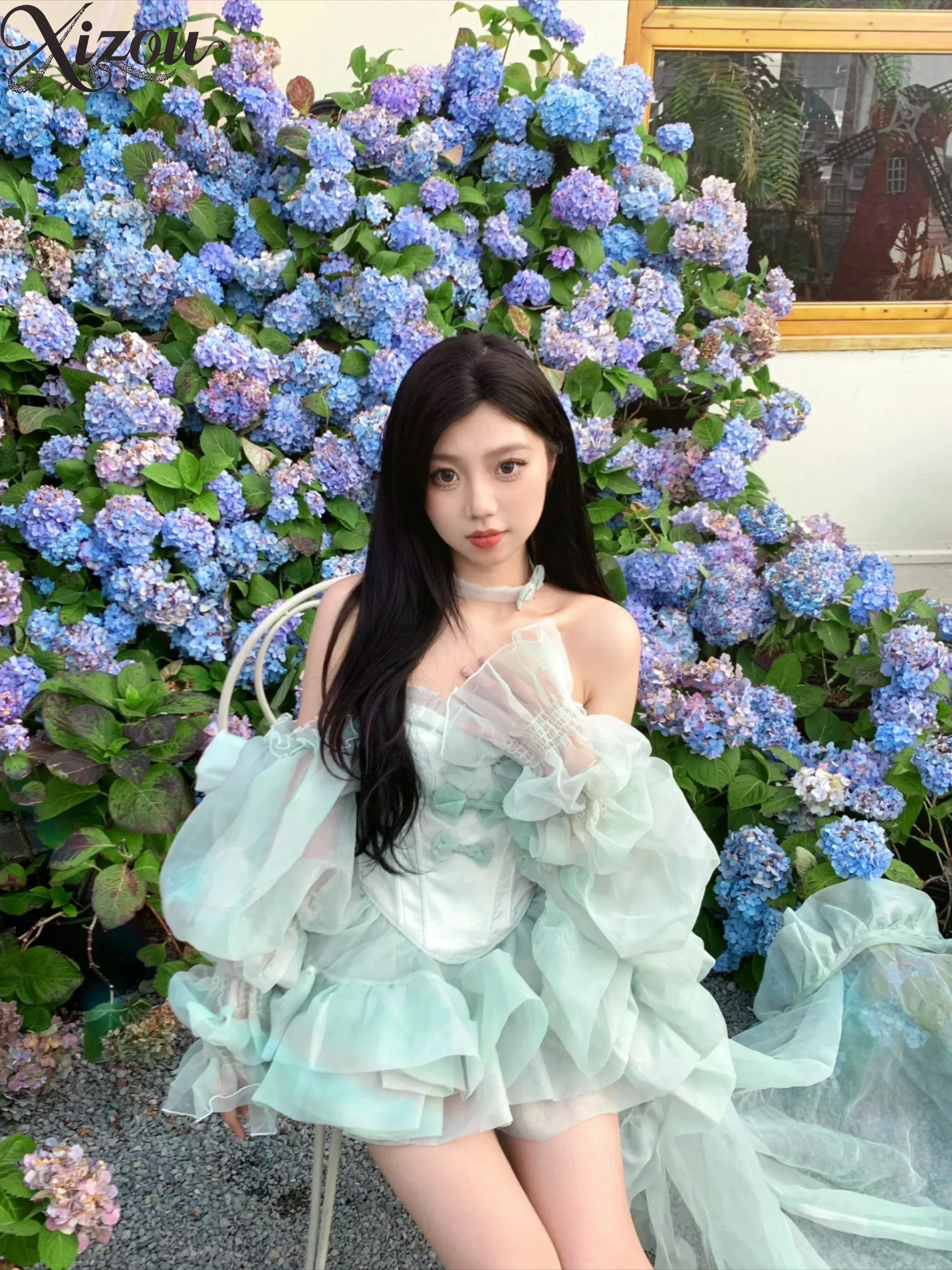 

Топ в стиле Лолиты с шортами и юбкой, комплект на день рождения, милое платье принцессы, милое модное бальное платье, вечерние платья для женщин, лето