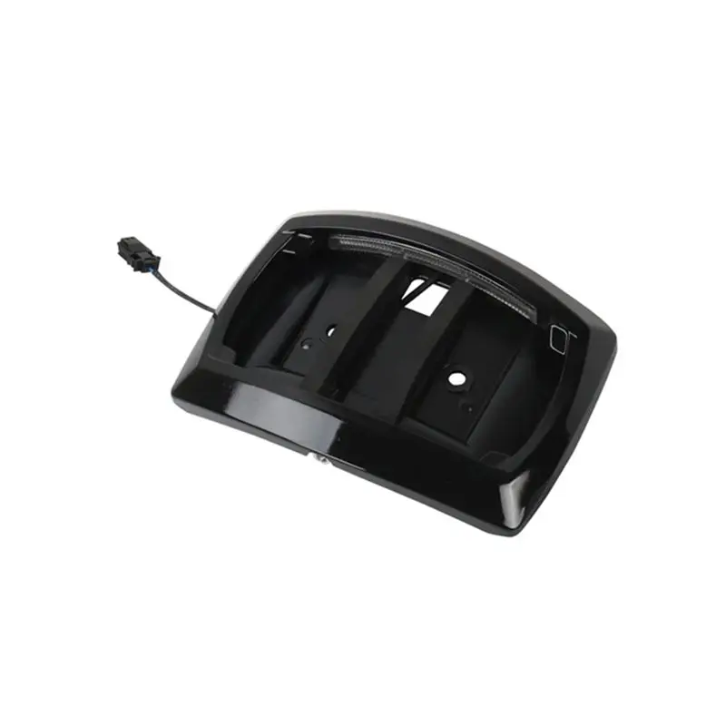 Superior-LED Curved Frame Motorcycle License Plate Relocator For Touring Road Glide Street Glide Electra CVO 2023-2025