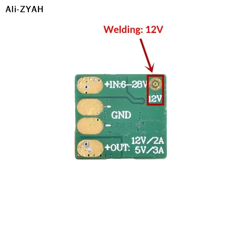1Pcs Micro 6V-28V BEC For RC Multirotor Airplane FPV Freestyle Drones DIY Parts Micro BEC 5V/3A 12V/2A