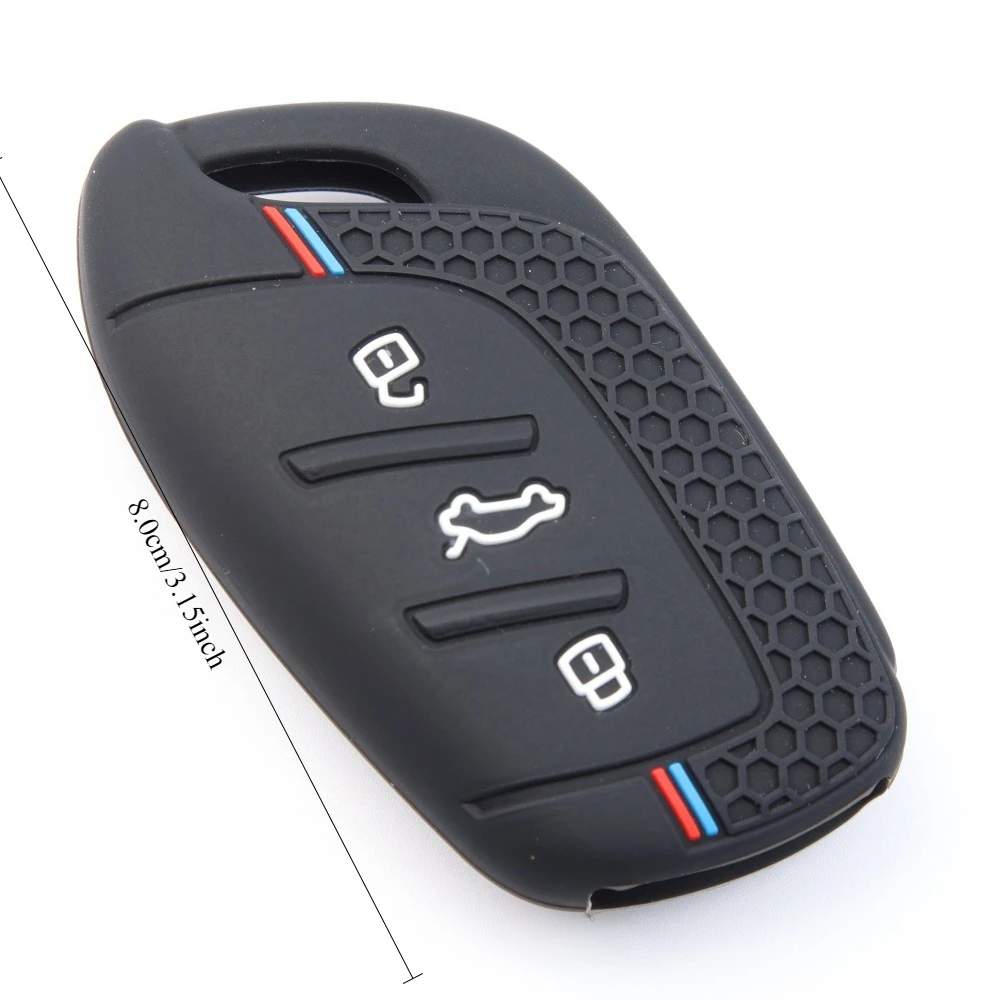 New Arrival 3 Buttons Silicone Fob Key Cover Case For MG 4 2023 Mg4 Ev MG HS GT ZS EV ZX MG5 MG6 for Roewe RX3 RX5 RX8 ERX5 I6
