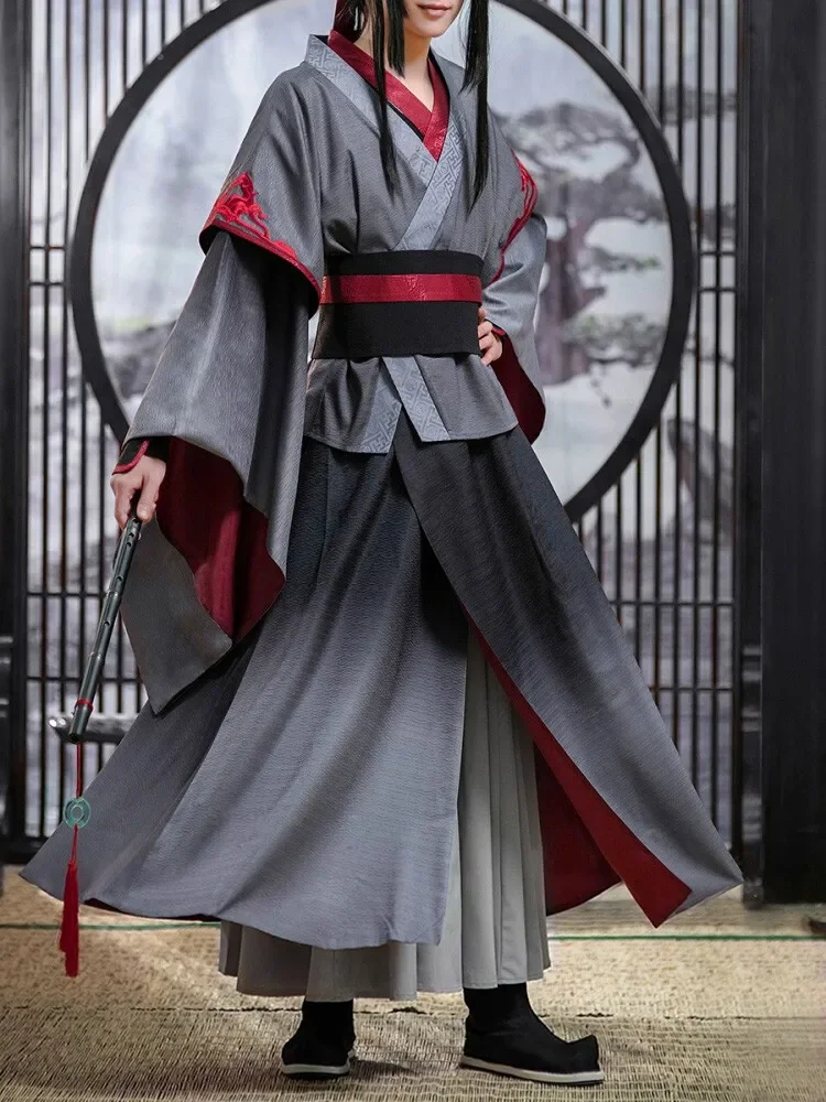 Wei Wuxian Cosplay Mo Xuanyu Kostuum Anime Grootmeester Van Demonische Teelt Cosplay Mo Dao Zu Shi Role Play Kostuum Mannen