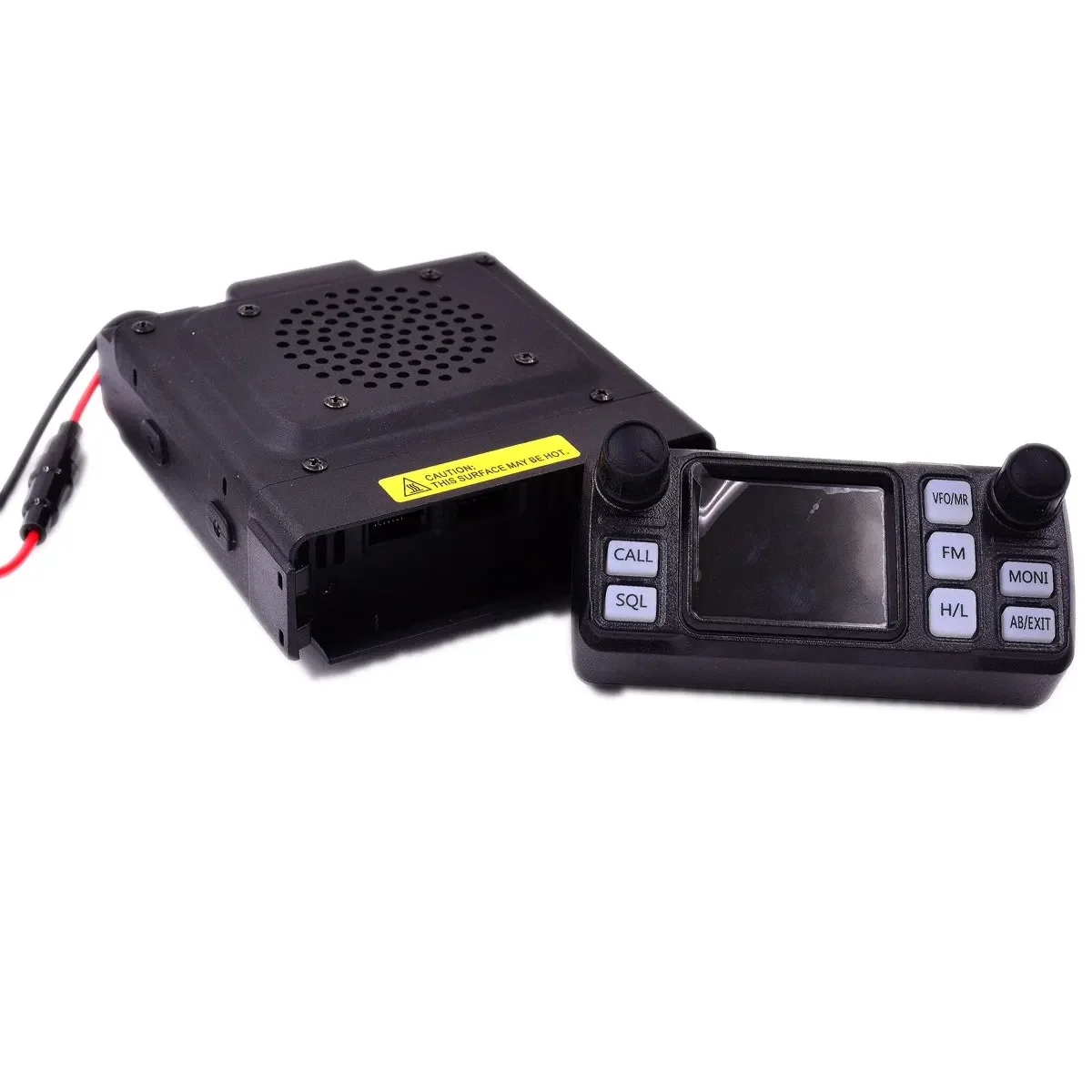 QYT KT5000 Mobile Radio VHF UHF Detachable Front Panel LCD Screen Display Keyboard Microphone Car Wireless Intercom