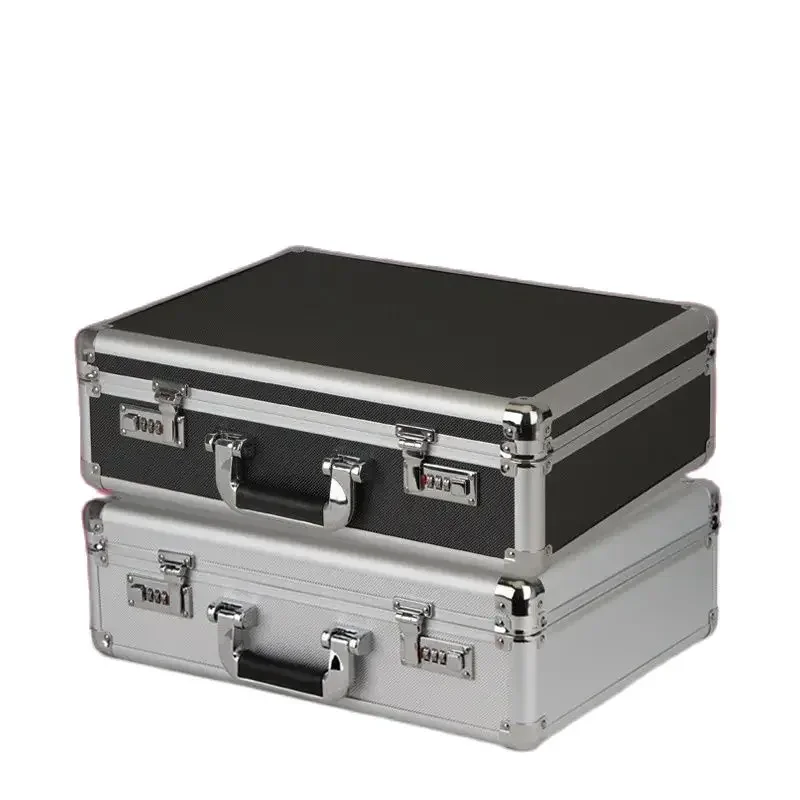 Aluminum Case Password Tool Box Organizer Portable Tool Bag Hard Case Safety Instrument Case Suitcase Metal Toolbox Briefcase