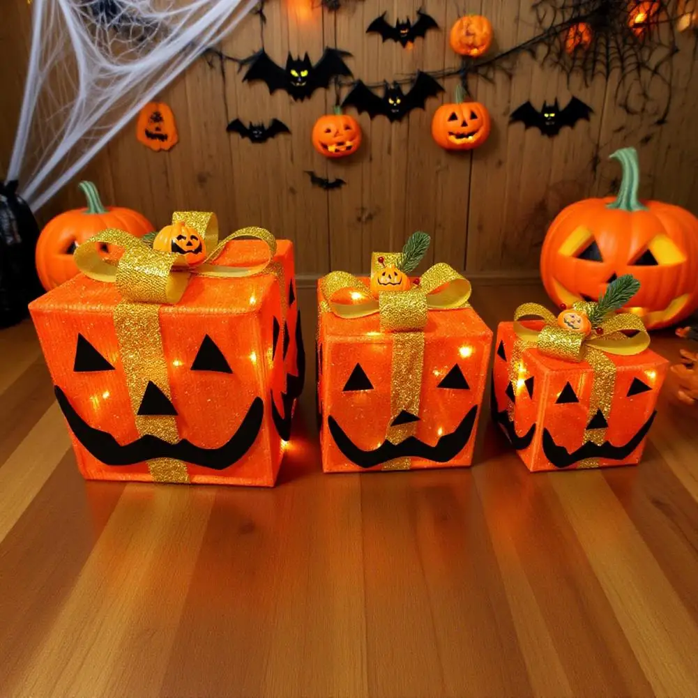 

Halloween Night Light Outdoor Decor Halloween Pumpkin Lantern Decoration with Remote Control for Outdoor Yard Decor