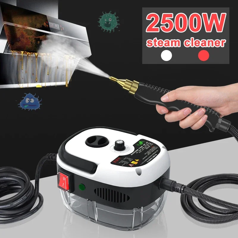 

2500W 110V 220V High Pressure And Temperature Handhled Steam Cleaner For Air Conditioner Kitchen Hood Car Steaming Cleaner