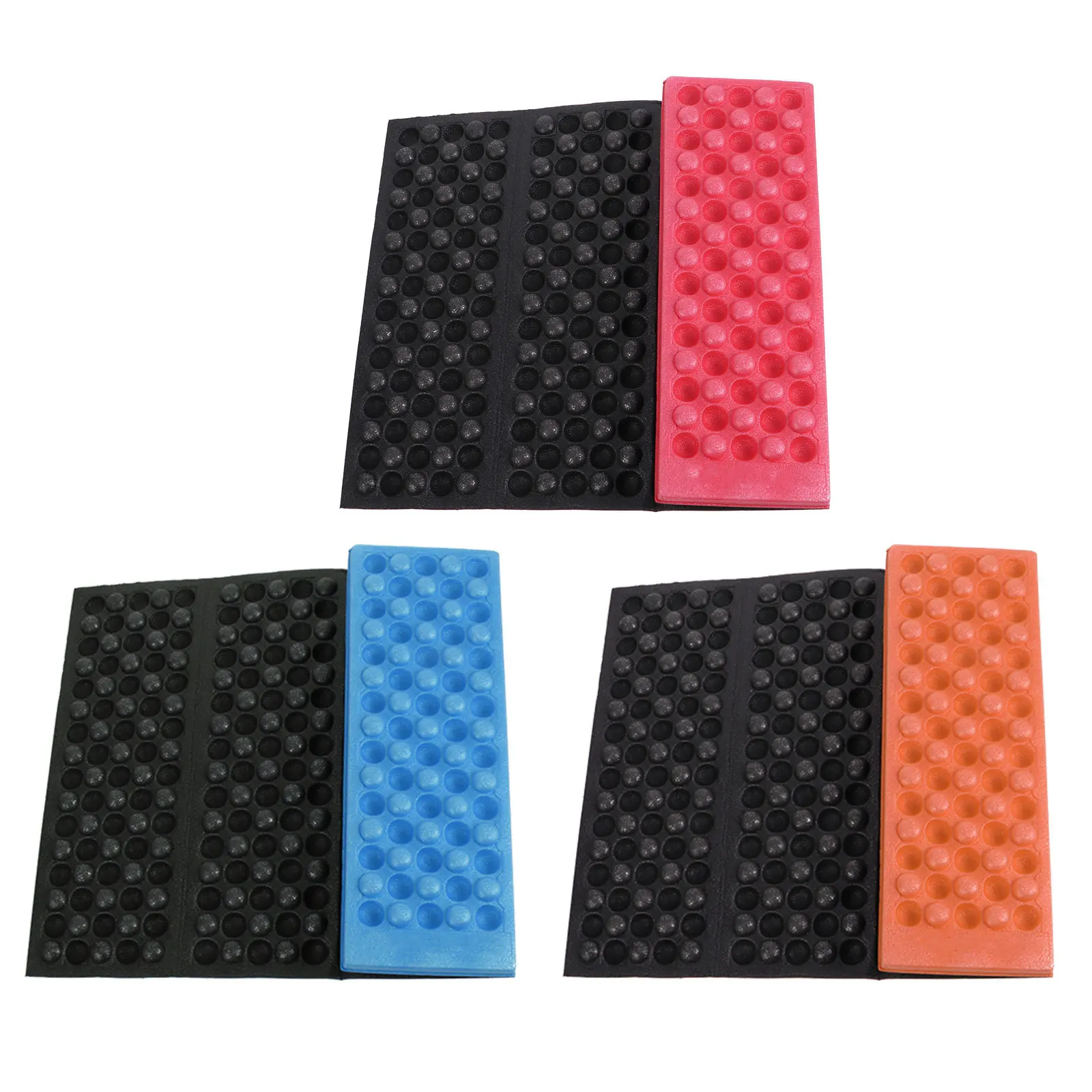 

3Pcs Folding Mat Outdoor Camping Pad Lightweight Water Resistant Picnic Blanket Ideal for Travel Concerts