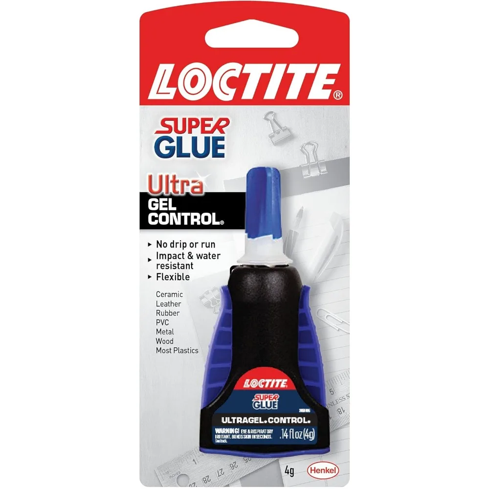 

Super Glue Gel Control Quick Dry Cyanoacrylate Adhesive for Plastic Wood Metal Crafts Repair