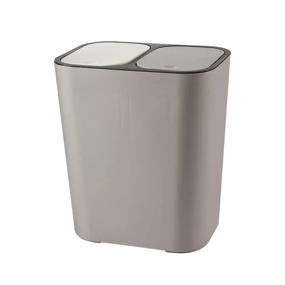 Fessile trash can with lid, thick durable, household cleaning products, split trash can, trash in many colors