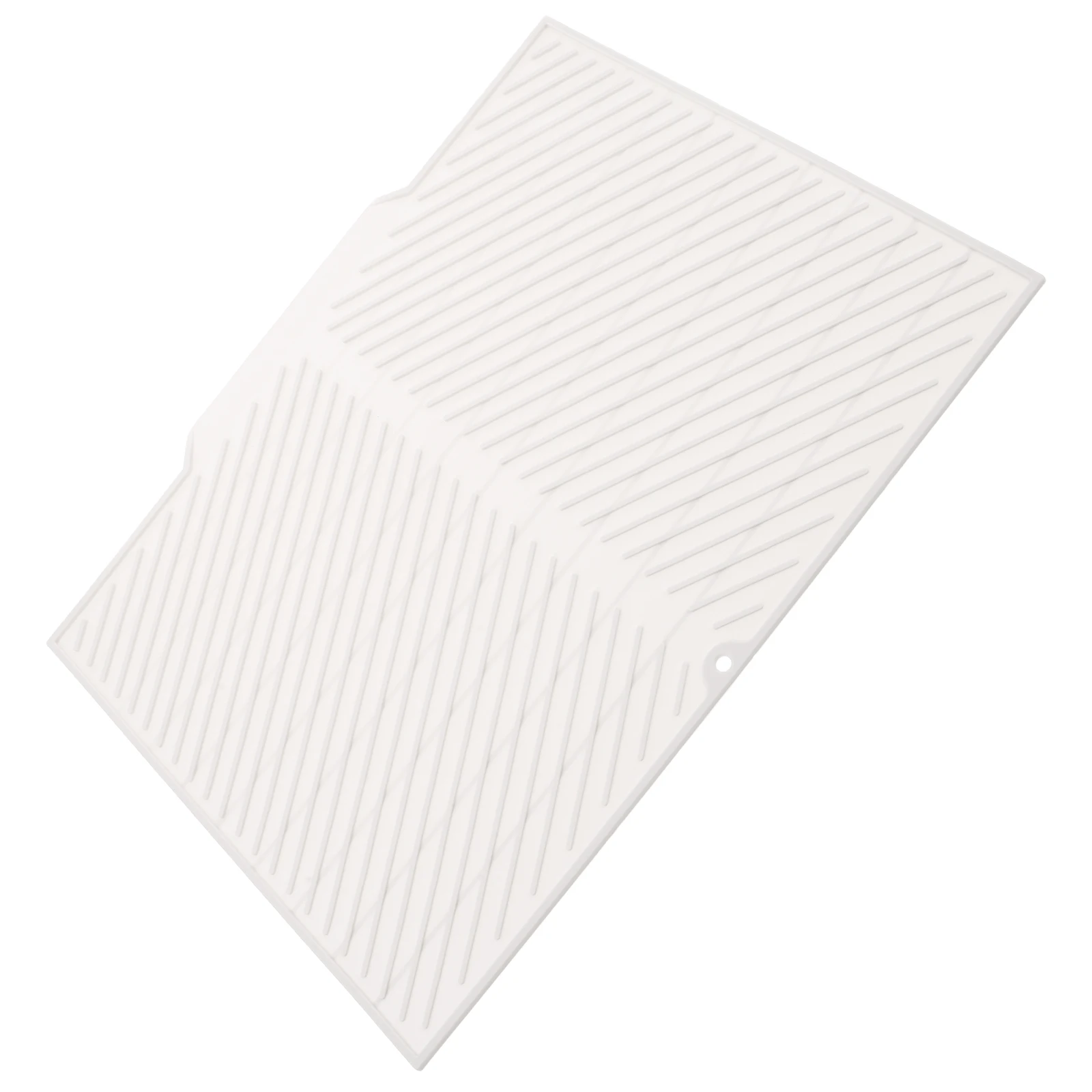 

Silicone Draining Mat Foldable Kitchen Sink Dish Drying Pad Non Slip Heat Resistant Medium Beige Drainage Lip Mat dishwasher
