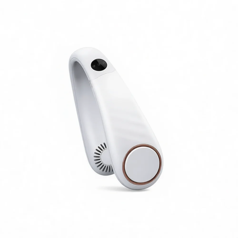 USB Bladeless Neck Fan Portable Personal Wearable Cooler Rechargeable Air Circulating Fan For Sports Camping Commute