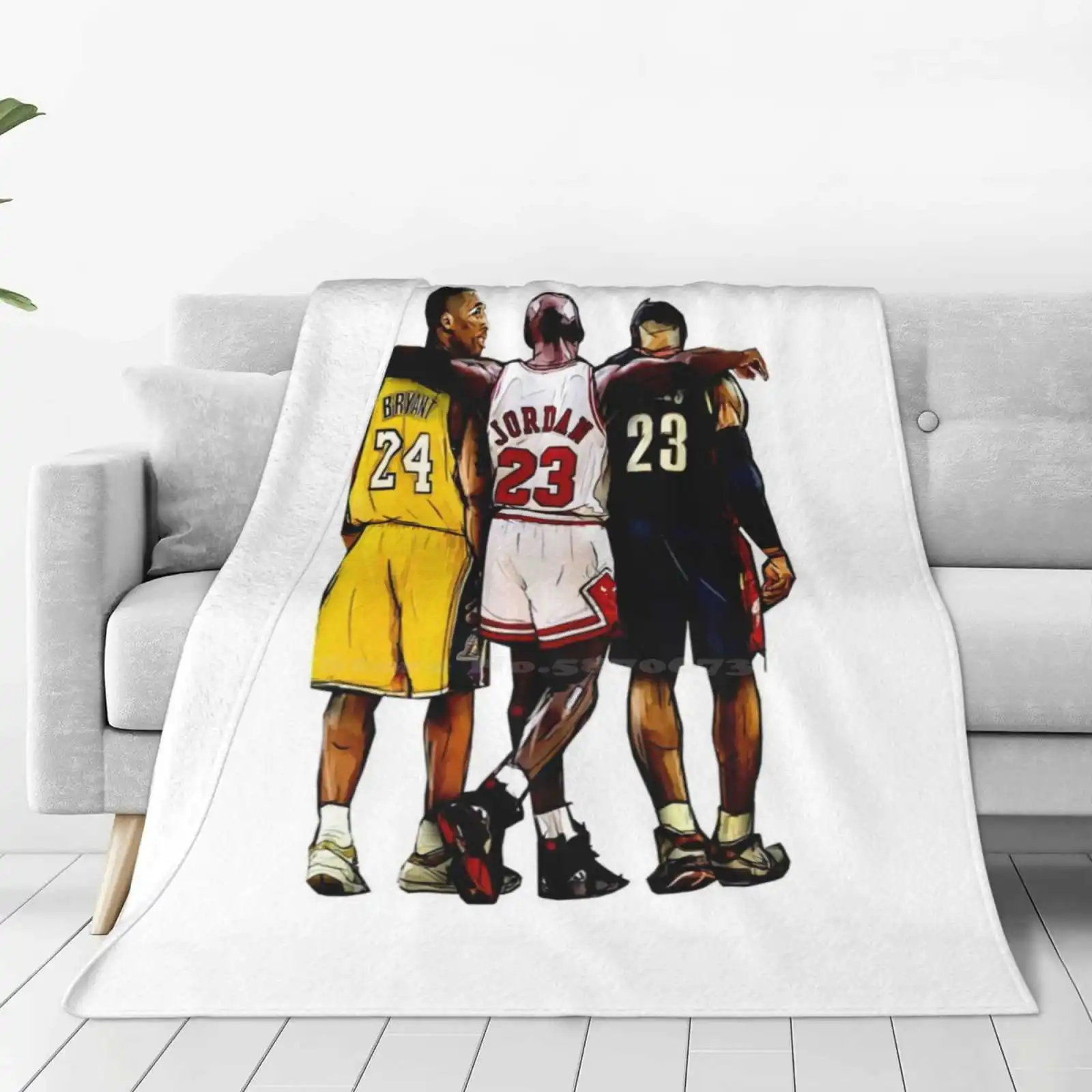 Together Fashion Soft Warm Throw Blanket 23 Basketball Cool Forever 45 Michael Number Corner Jump Corner Health