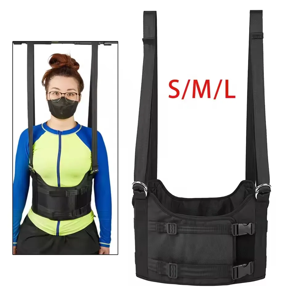 Back Stretcher Spinal Decompression Back Traction Upright Inverted Rotary Table Spinal Massage Hammock Seat Belt No Rod
