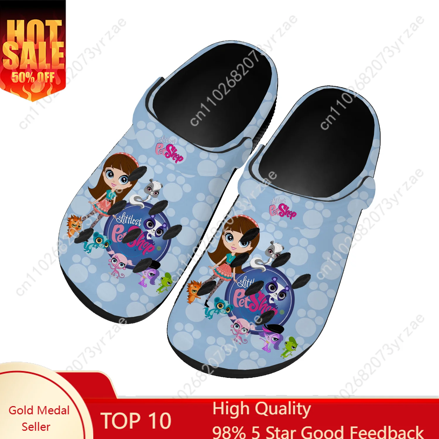 

Littlest Pet Shop Home Clogs Hot Cartoon Game Mens Womens Teenager Fashion Tailor Made Water Shoes Beach Slippers Sandals
