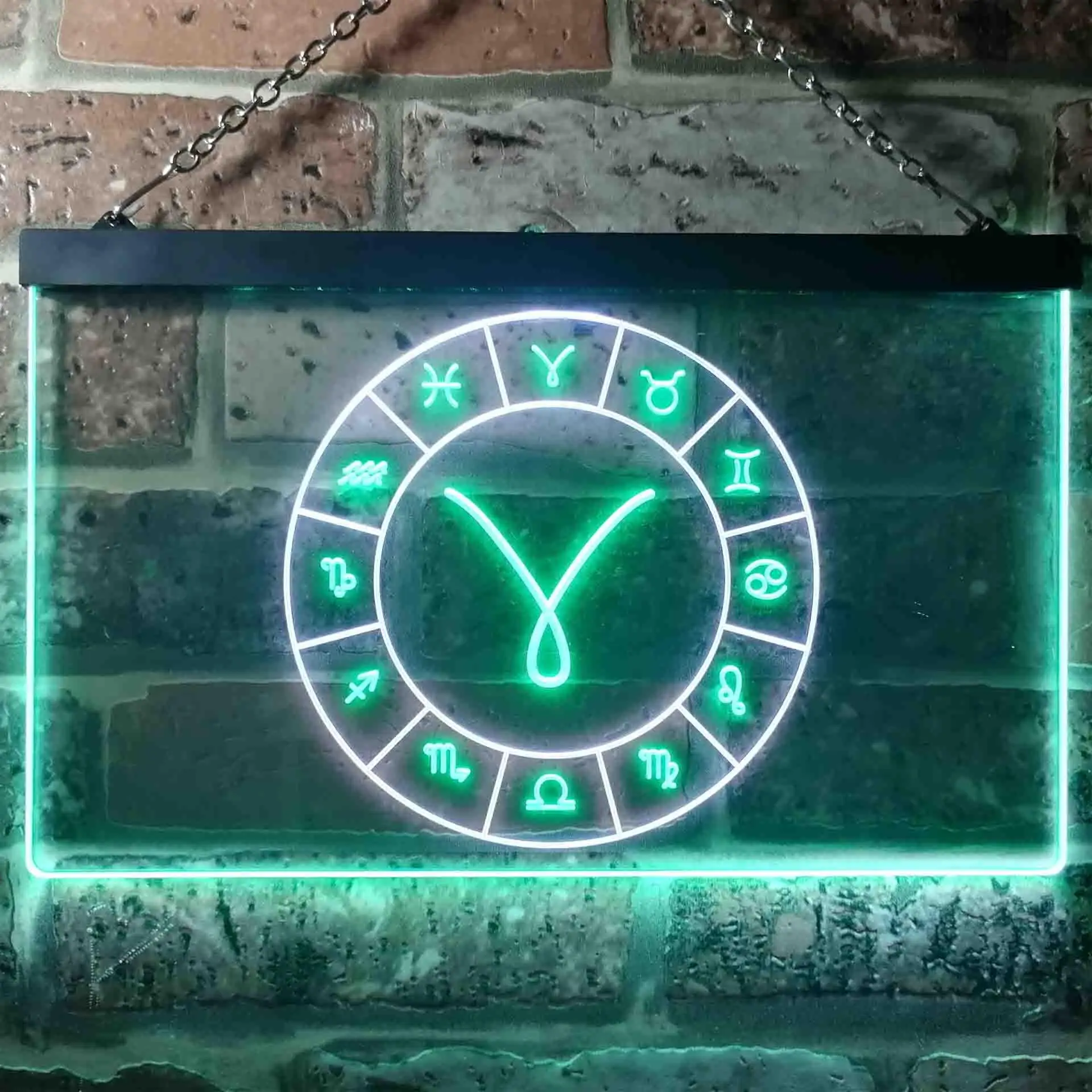 Aries Astrology Zodiac Dual-color LED Neon Sign st6-i3315