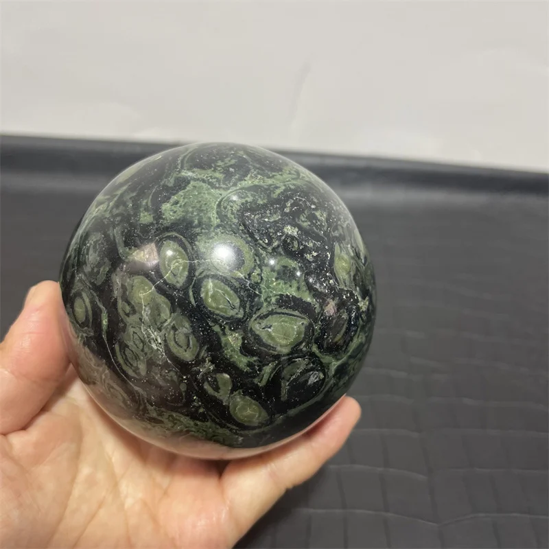 9.6cm Natural Crystal Peacock Eye Stone Balls Decorate The Home Garden