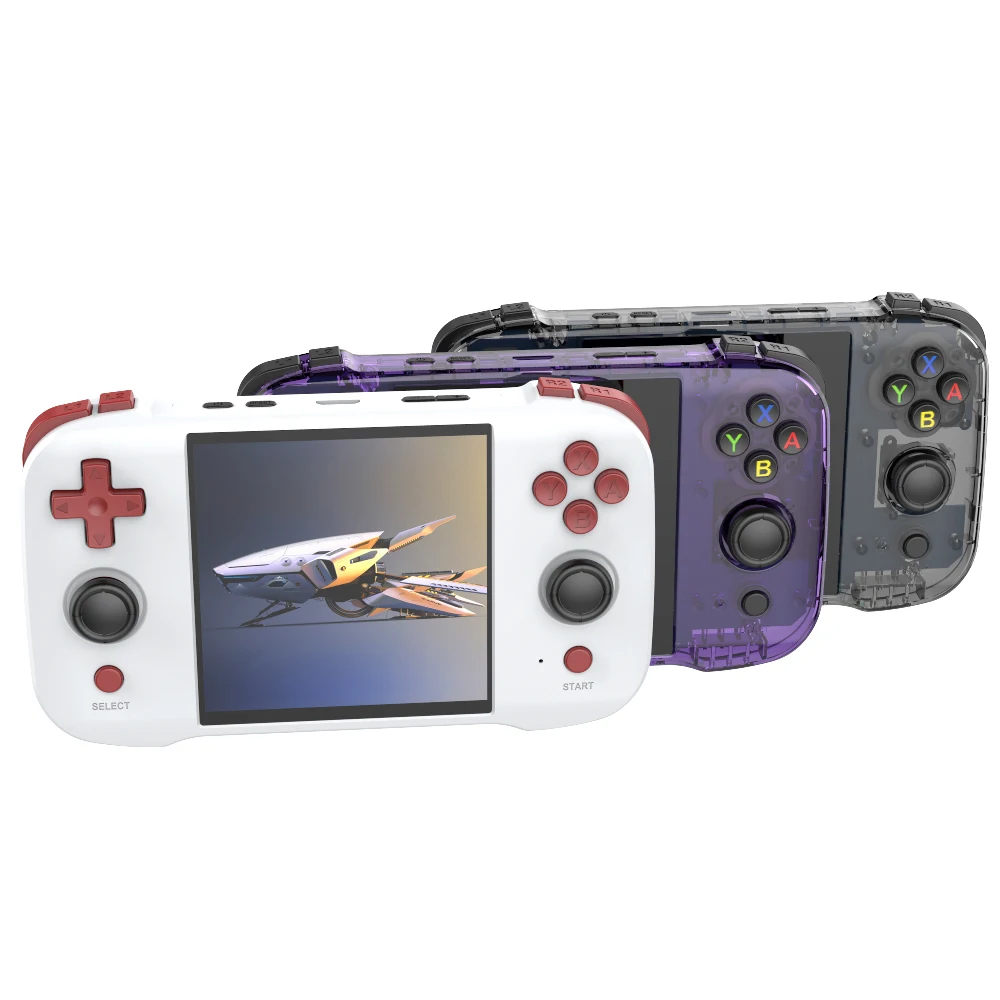 R46S Retro Handheld Video Game Console Linux System 4.0Inch Ips Screen Portable Handheld Video Player Best Children Gift