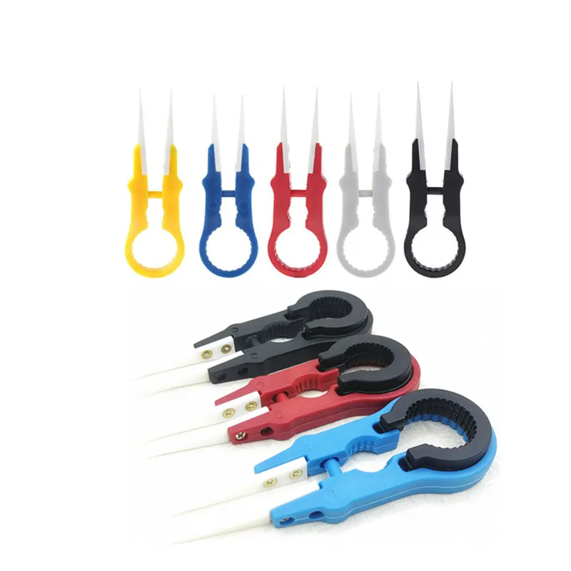 FATUBE 1pcs Ceramics Tweezers V5 Multifunction Ceramic Tweezer Handle Useful DIY Tool