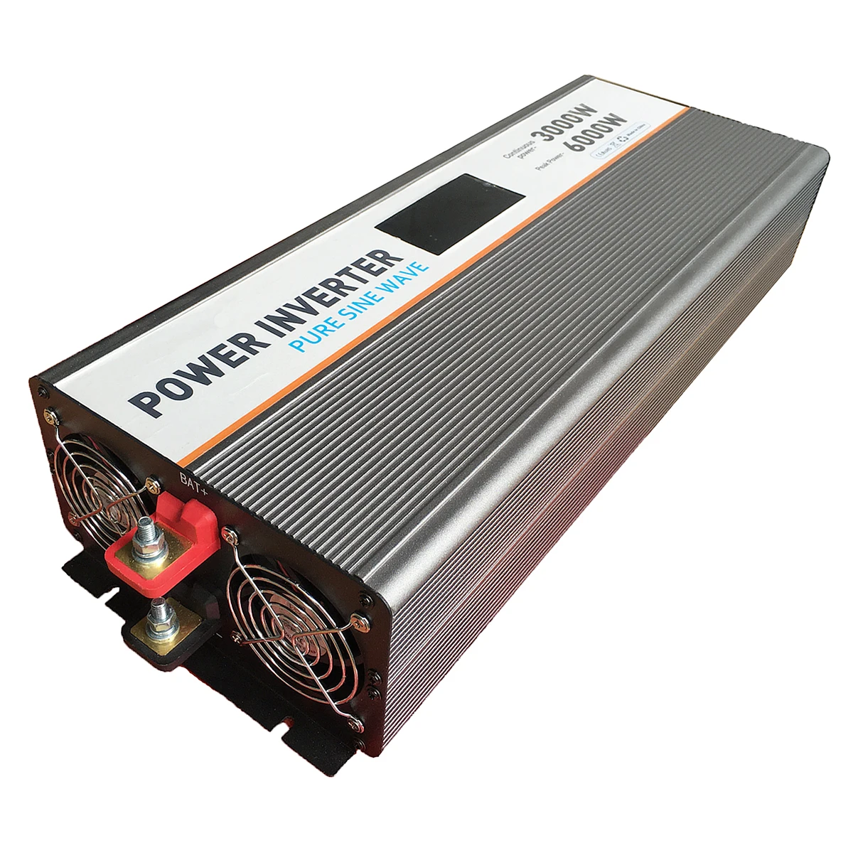 True 3000W peak 6000W  Pure sine wave power inverter DC 12V to AC 110V 120V 230V 240V 2 USB port car charger LCD Display