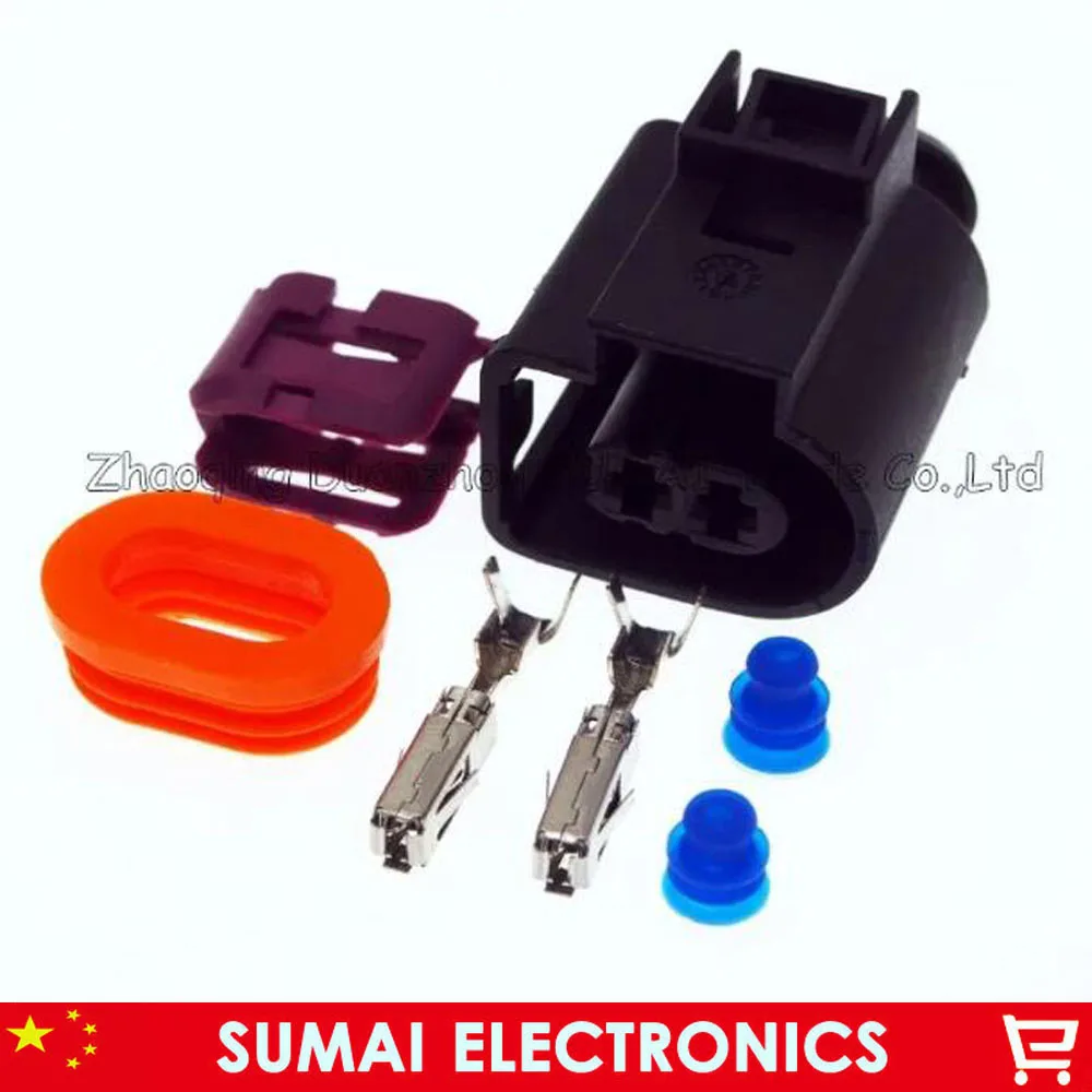 2Pin 4D0 971 992 female Car connector,Horn / crankshaft position / injector plug for Audi VW car ect.