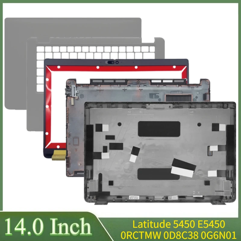 

14"Silver For Latitude 5450 E5450 0RCTMW 0D8C38 0G6N01 Laptop LCD Screen Back Cover Front Bezel Palmrest Top Bottom Cover