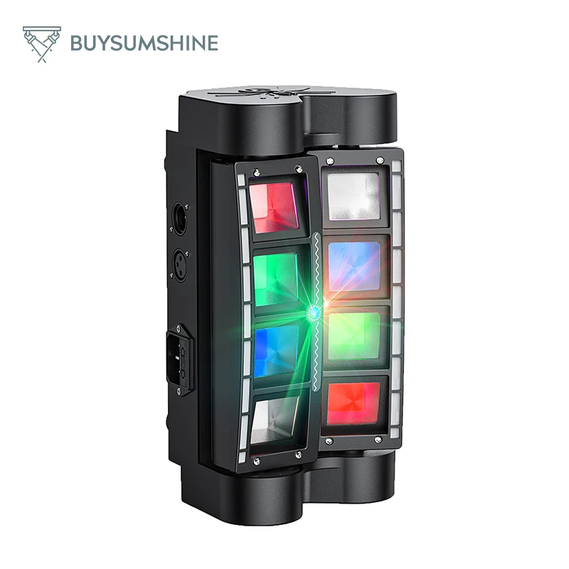 buysumshine mini spider moving head light led beam rgbw som ativado iluminacao do palco do evento festa e pub dmx512 60w 01