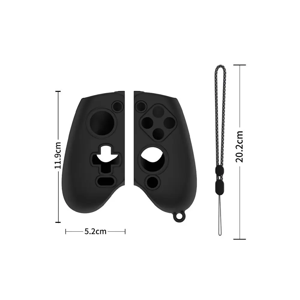 غطاء حماية لوحدة التحكم في الألعاب من السيليكون الناعم مقاوم للصدمات مع حبل ملحقات الألعاب حامي لـ GameSir G8